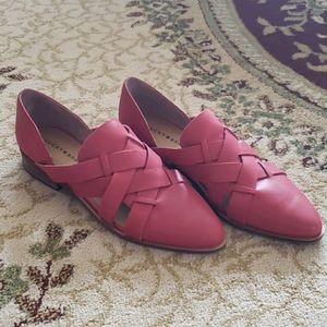 NWOT Lucky Brand Preekah Woven Skimmers